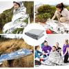 Waterproof Survival Blanket Windproof Foil Blanket Camping Mat Pad Space Blanket  Marathons