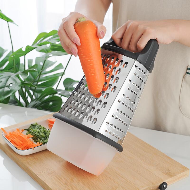 ZhiShi Stainless Steel 4-Sided Multi-Purpose Kitchen Grater
