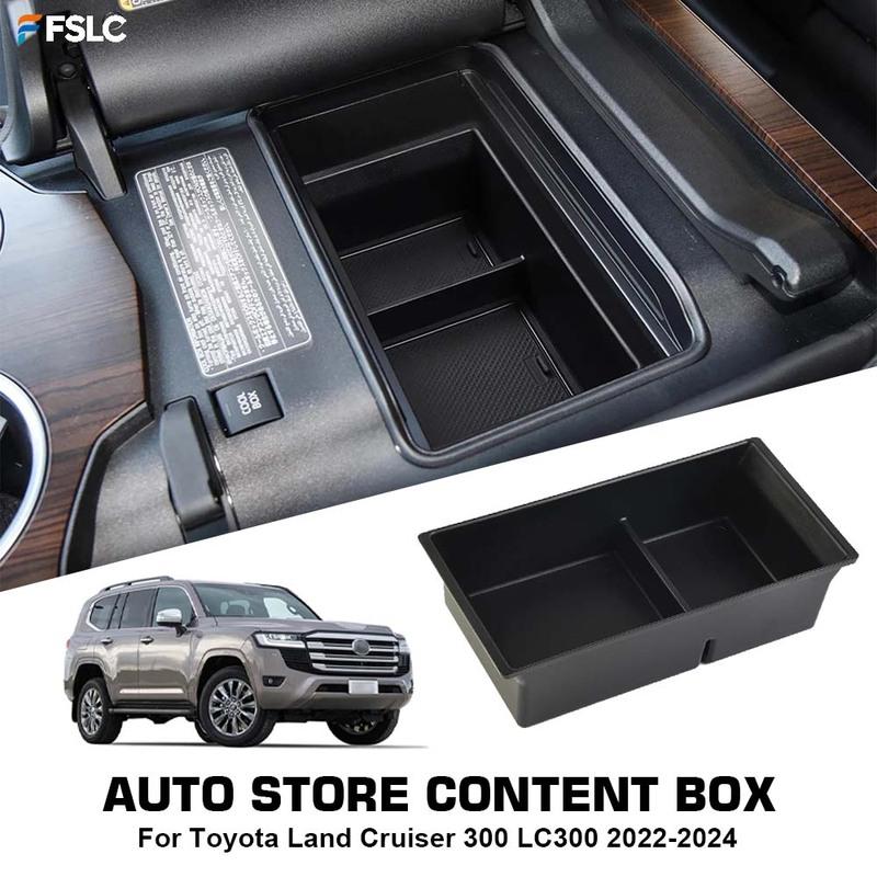 Car Decoration AUTO STORE CONTENT BOX For Toyota Land Cruiser 300 LC300 -2024 Center Console Armrest Storage Box