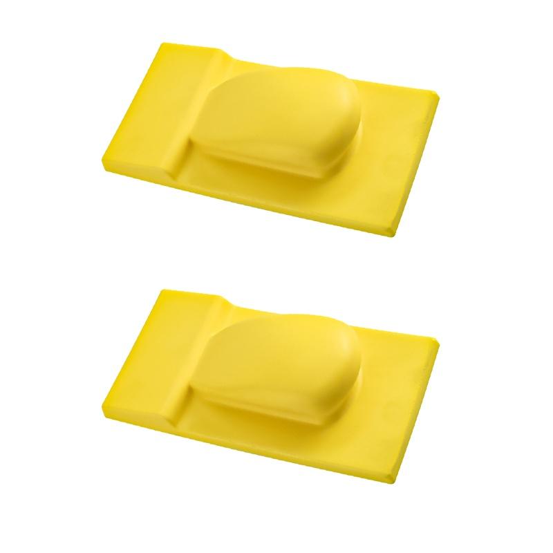 Ruční brusný blok se suchým zipem Ruční brusný blok s prstovým blokem Strany se suchým zipem Rychlá výměna