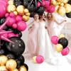 Explosive Star Rose Red Balloon Chain Set Birthday Decoration Graduation Wedding Celebration