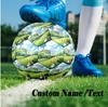 Custom Text Size 5 Soccer Ball, Standard Match Football For OutdoorMy Neighbor Totoro