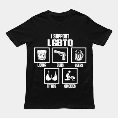 I Support LGBTQ Shirt, Pride Month T-shirt, Reprint