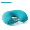 Press-type Inflatable U-shaped Pillow - Portable U-shaped Aircraft Neck Support Pillow - Travel Must-have - Sleeping Cervical Pillow