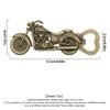 2 Pack Unique Motorcycle Beer Gifts for Men, Vintage Motorcycle Bottle Opener, Fathers Day Gift Christmas Gift Biker Gift