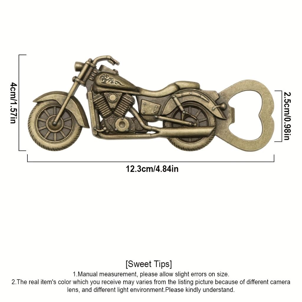 2 Pack Unique Motorcycle Beer Gifts for Men, Vintage Motorcycle Bottle Opener, Fathers Day Gift Christmas Gift Biker Gift