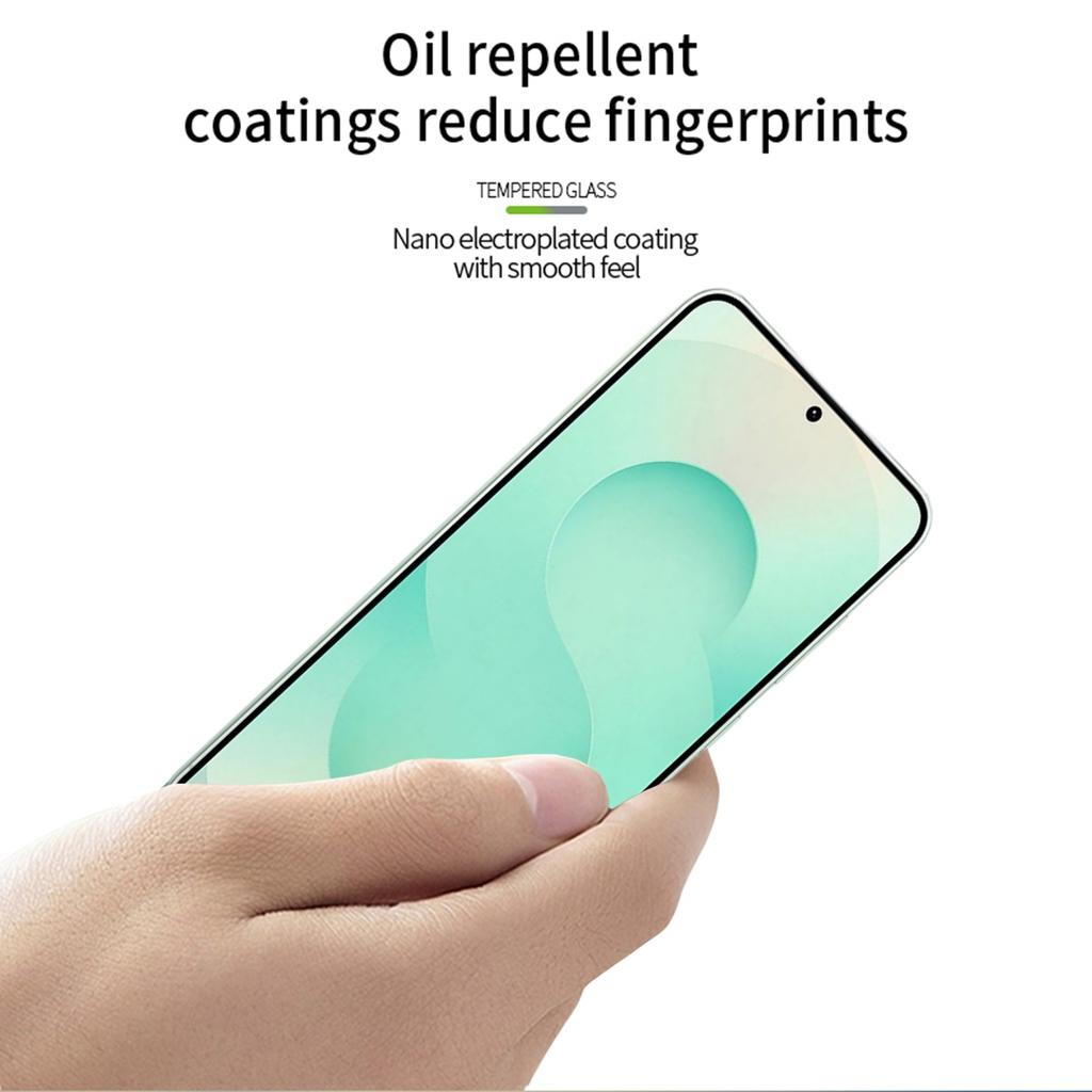 For Samsung Galaxy S26+ Screen Protector MOFI 9H 3D Curved Full Glue Full Coverage Tempered Glass Film