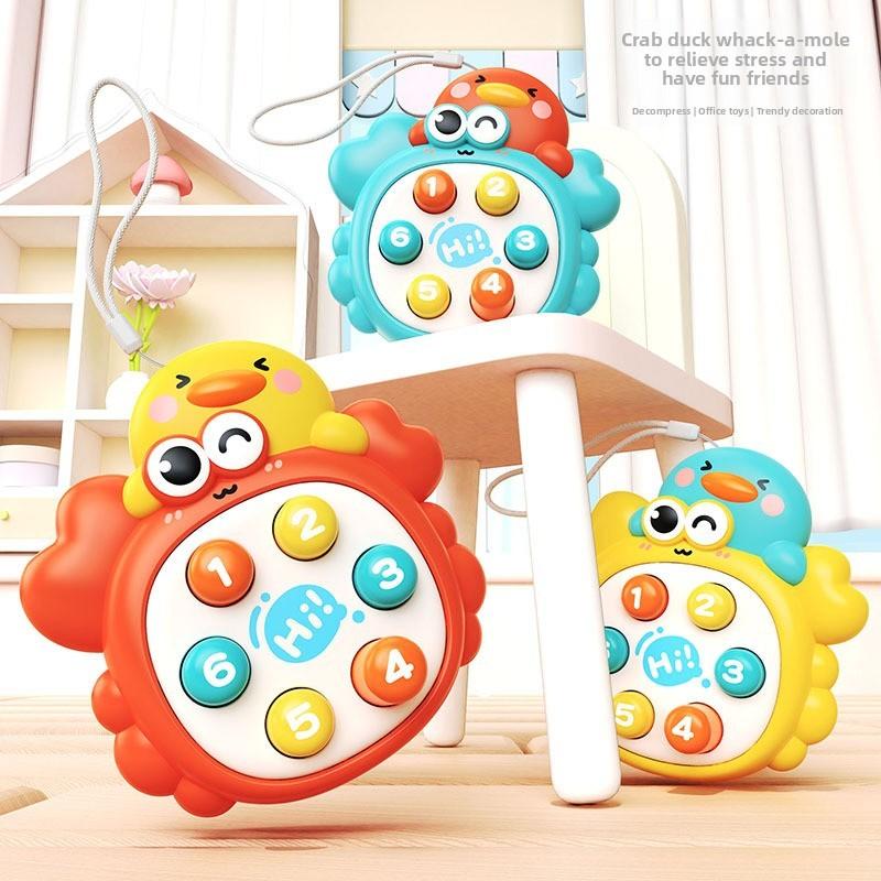 Electronic Duckling Mini Whack A Mole Game Toy For Family Fun And Interaction