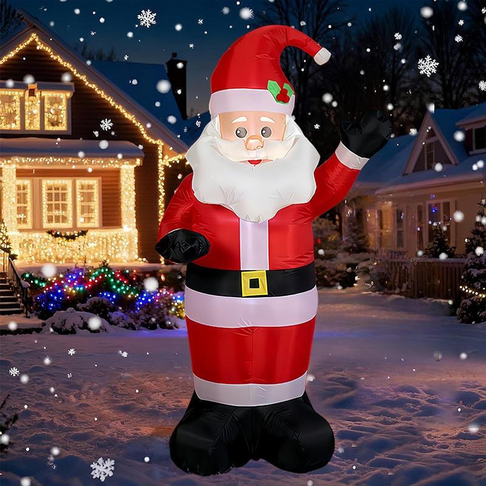 

Рождественские надувные фигуры Санта Декор Полиэстер Рождество для дома двора улицы