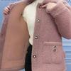 Thickened Fleece Lined Winter Velvet Jacket Women Fashionable Warm Versatile