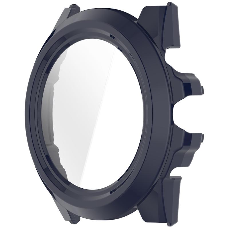 PC Full Coverage Smartwatch Integrated Tempered Glass Screen Protector Defense Hard Sleeve Case Guard Suitable for Watch