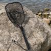 Folding Fishing Landing Net Sturdy Silicone Mesh Strong