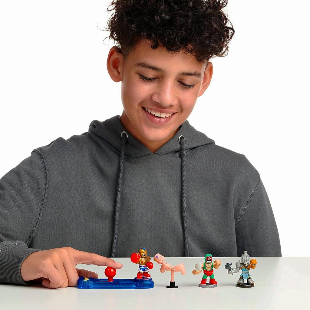 AKEDO Ultimate Arcade Warriors Mini Battling Figure Starter Pack Busterbring Loco Grande Training AKEDO Arcade Game Toy STARTER PACK (Aximus & & &