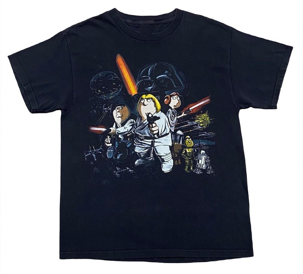 Family Guy 2008 Blue Harvest Star Wars Spoof T-Shirt Size S-5XL Reprint NEW Unisex T-Shirt XL