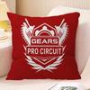 Pro-circuits Motorcycle Racing Cushion Cover Pillow Cover Decor Pillowcase Printed Cushion Case for Couch
