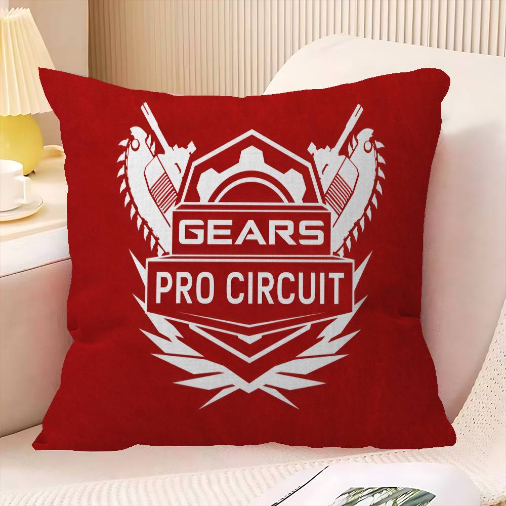 Pro-circuits Motorcycle Racing Cushion Cover Pillow Cover Decor Pillowcase Printed Cushion Case for Couch