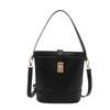 Korean temperament niche handbag 2025 spring retro simple bucket bag high-end shoulder bag messenger bag bag