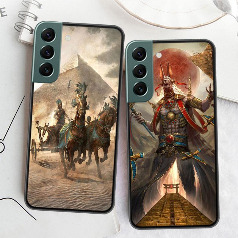 Egypt Pharaoh Phone Case For Samsung Galaxy A12 A22 A32 A42 A52 A72 A54 A34 A24 A14 A73 A53 A33 A23 A13 5G F52 F62 Cover Shell C