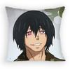 Fire Force Benimaru Shinmon Pillow Case Sofa Living Room for Bedroom car Headboard Backrest Cushion Square Cushion Nap Time