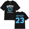 James Arthur 23 The Pisces World Tour Merch Tshirts Men Women Fashion Short Sleeve Hiphop Casual pure Cotton Tshirts