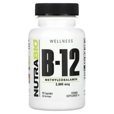 Vitamin B-12, 2,000Mcg, 90 Capsules