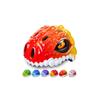 BKJANYO Bicycle Helmet Breathable Airflow Shock 3D Dinosaur Helmet for Ages Adjustable In All Suitable for Elementary School and Children's