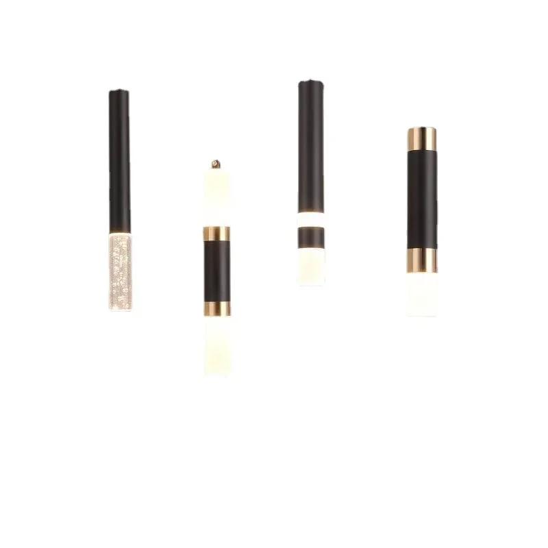 Moderne LED pendelleuchten minimalistischen restaurant/café-bar/wohnzimmer/nachttisch anhänger lampe lange linie hängen lampe