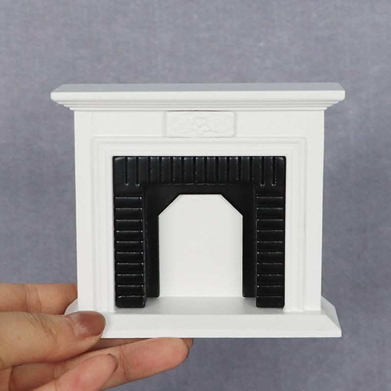 1:12 Dollhouse Miniature Fireplace Simulation Furniture Model Decor Toy Doll House Accessories
