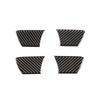 Soft carbon fiber Car center gearbox decorative frame sticker Dashboard Window Lift Panel Suitable for Toyota Hilux 2015-