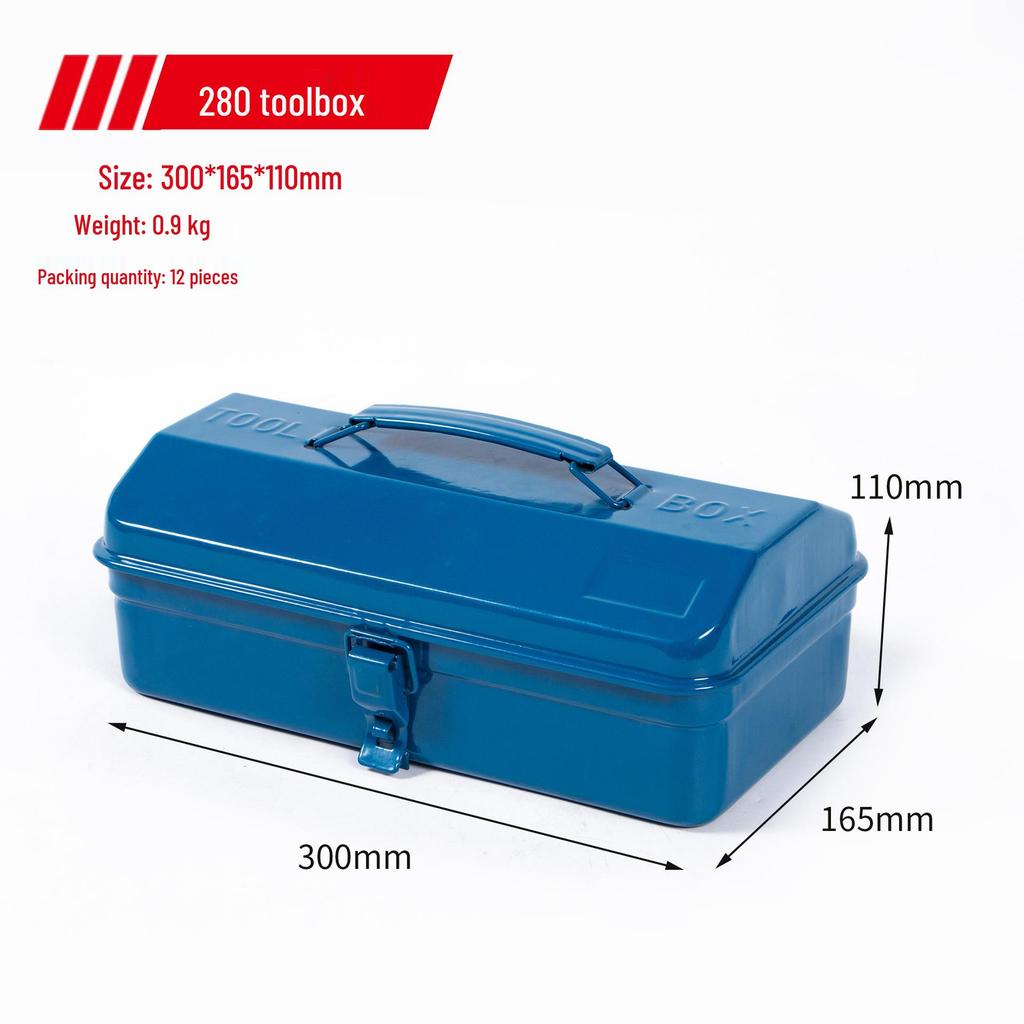 Industrial Grade Large Capacity Portable Toolbox with Multifunctional Storage for Automotive Repair