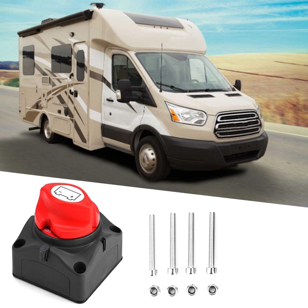 Battery Switch Disconnect Isolator Power Off Switch for Automobile RV Marine Boat
