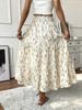 2025 New Arrival: Elegant Loose Long Skirt with Large Hem – Women’s European & American Fashion