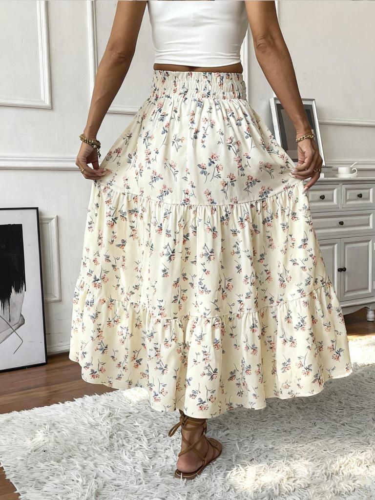 2025 New Arrival: Elegant Loose Long Skirt with Large Hem – Women’s European & American Fashion
