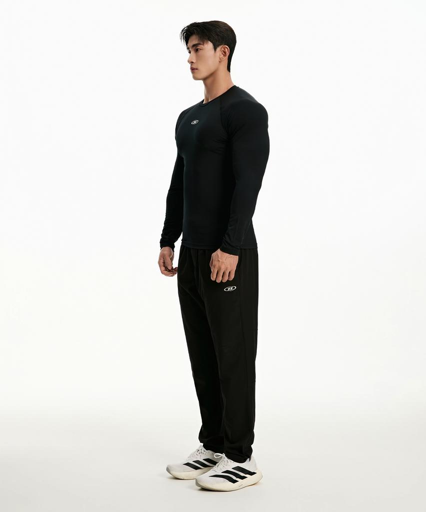 BORN TO WIN Symbol B Compression Long Sleeve [Black]