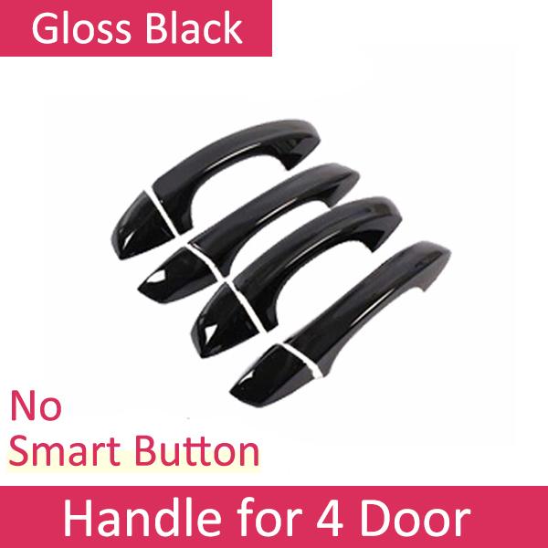 For Volkswagen VW Golf Mk6 5K Jetta SportWagen 2009 2010 2011 2012 2013 Gloss Black Door Handle Cover Car Exterior Accessories