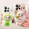 For itel A60 2022 Case Cute Rabbit Sunflower Silicone Soft ShockProof Back Cover For ITEL A 60 A60 ITELA60 Fundas Bumper Capas