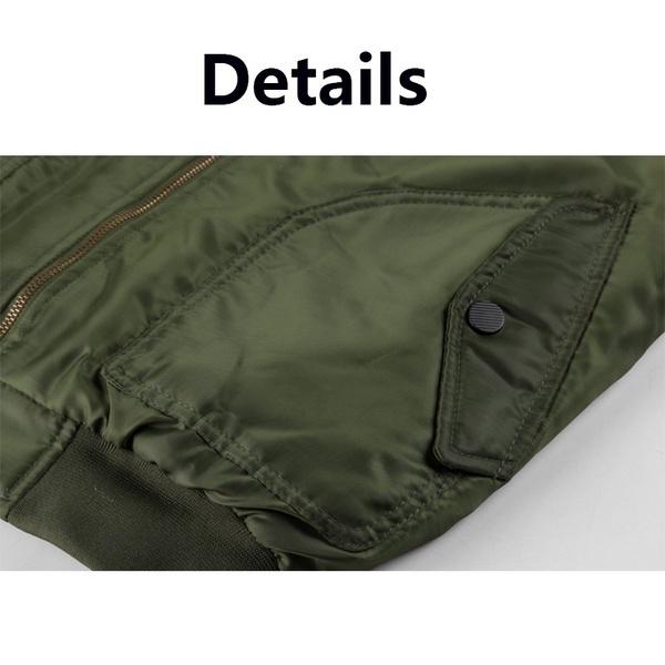 Pánské pilotní bundy Zimní podzimní Bomber Bavlněná bunda Bunda pro volný čas