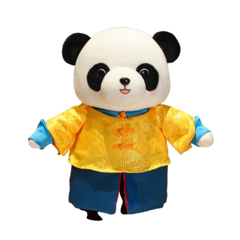 Huggables Плюшевая Подушка-Обнимашка Медвежонок Панда Мягкие Игрушки Панды Плюшевая Игрушка для Подарка Декора