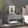 Wall-mounted Bedside Table - Maison Exclusive - Concrete Grey - Engineered Wood - Wall Mounting