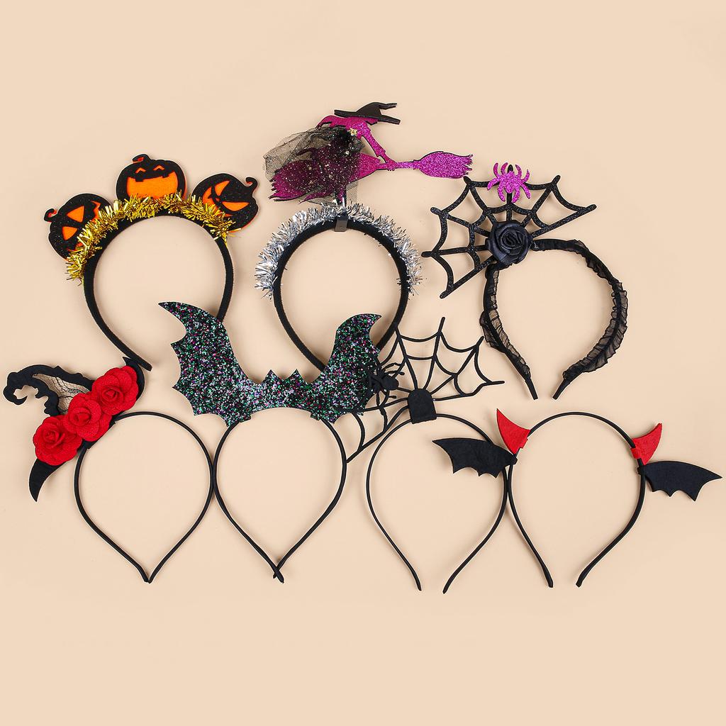 Halloween Stirnbänder Dekorative Festliche Spinne Haarreif Mit Choker Halskette Foto-Requisiten Kostüm Cosplay Zubehör