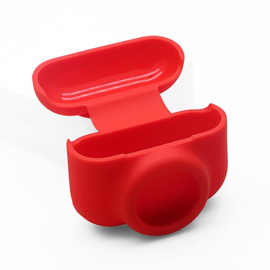 Tracker Protector Multifunctional Simple Design Silicone 2-in-1 Earphones Protective Sleeve for Airpods for Airtag