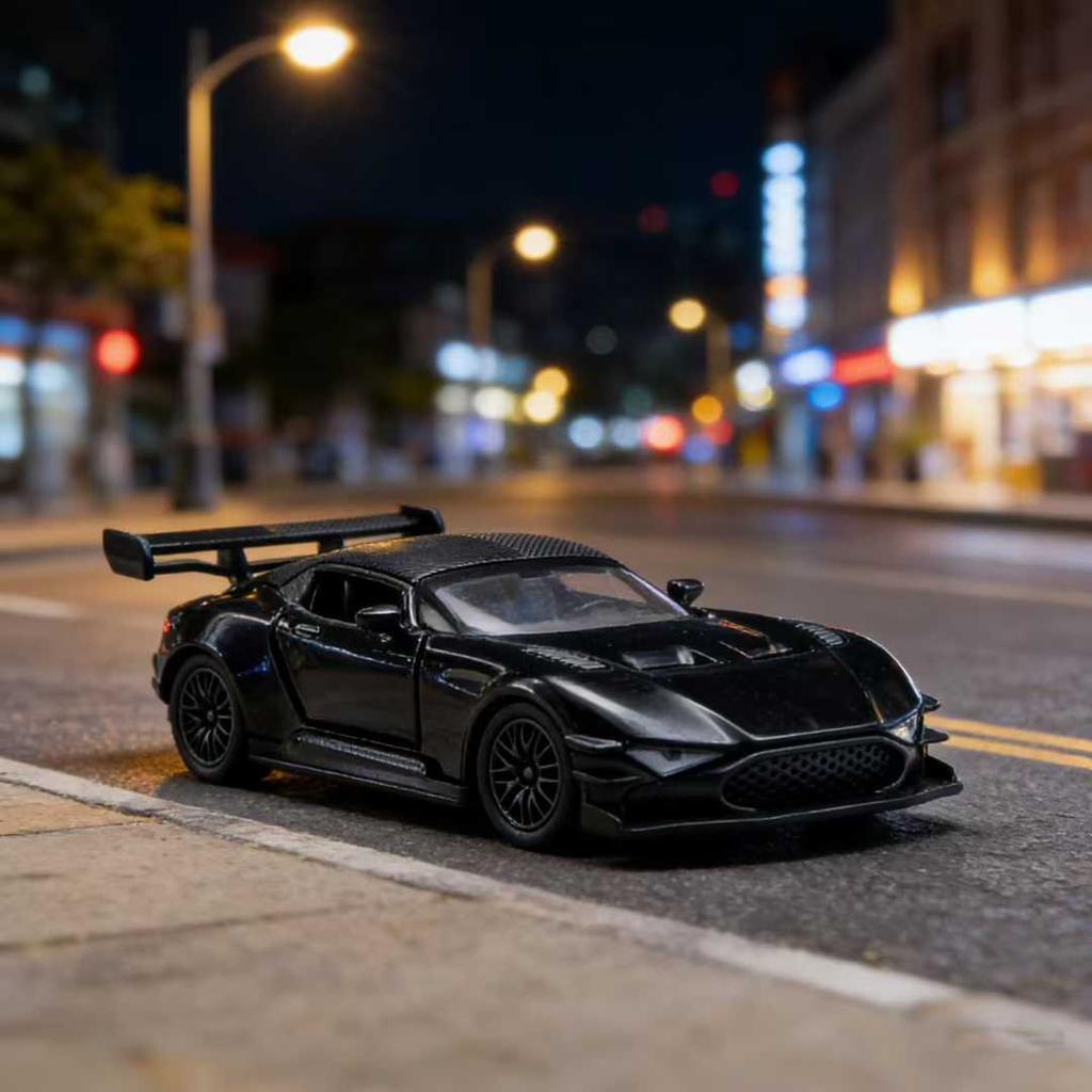 (Bagged) 1:36 Simulation Alloy Car Model Sports Car Model Open Door Pullback Boy Children's Toy Car Ornament Cross-border