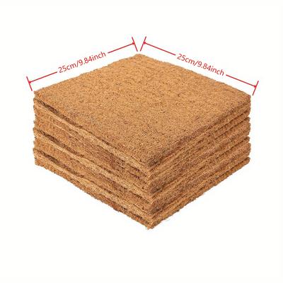 Eco-Friendly Coconut Coir & Palm Fiber Chicken Nesting Pads - Reusable Hens Bedding Mats for Egg Laying, Durable Poultry Coop