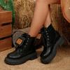 Women's Fashion Hundred Soft Elastic Comfortable Ankle Boots Shock Absorbing Anti-slip Casual Sports Martin Boots