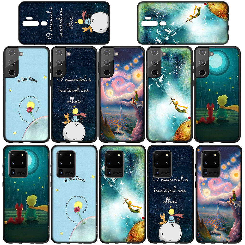 Phone Case for Samsung Galaxy S25 S23 S22 S21 S24 Ultra FE A05 A06 A15 A16 A36 A37 A35 A54 A55 A56 A57 A25 A26 A53 A17 Anime The Little Prince Cover
