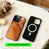 Natural Wood Phone Case For iPhone17,16,15,14,13,12,11 Plus,Pro Magnetic with Magsafe Wireless Charging