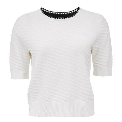 2025 Summer Embroidered Knit Top