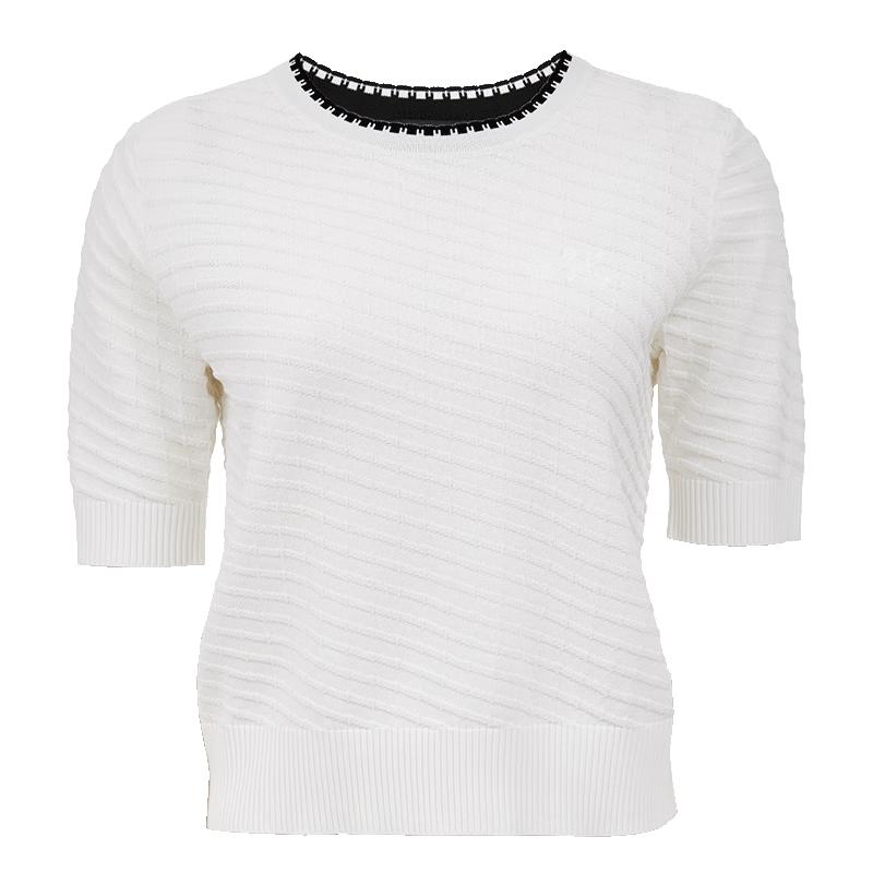 

VEROMODA 2025 Summer Embroidered Knit Top S
