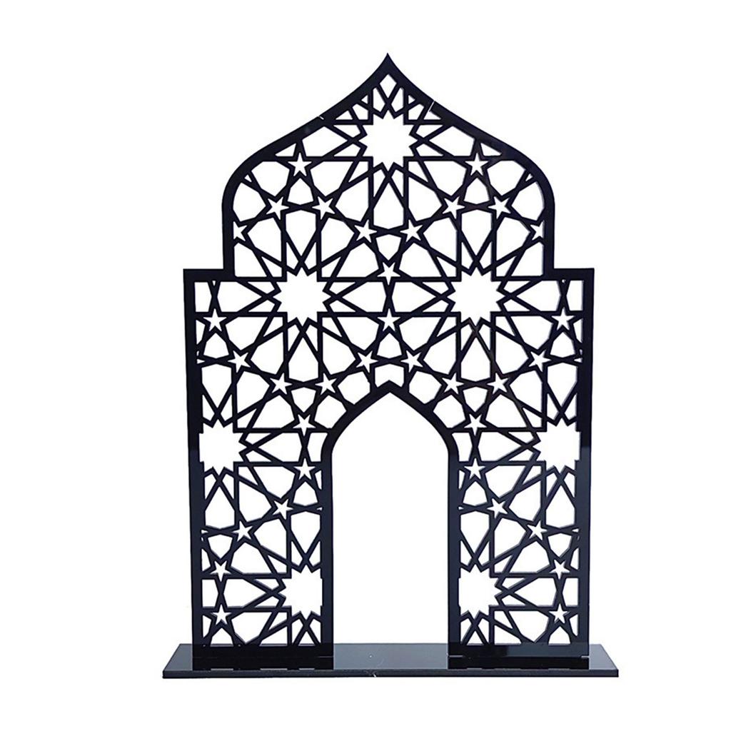 Mosque Art DIY Table Ornament DIY Festive Ornament Living Room Bedroom Islamic Bookshelf Acrylic Centerpieces
