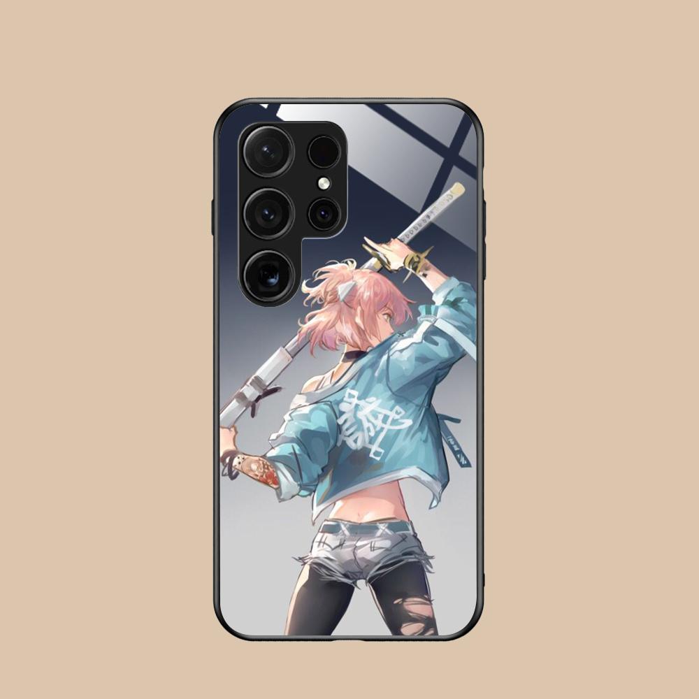 Anime-Mädchen Handyhülle für Samsung Galaxy S26 S25 S24 S23 S22 S21 S20 Note20 Plus FE Ultra Glas Bunte Hülle